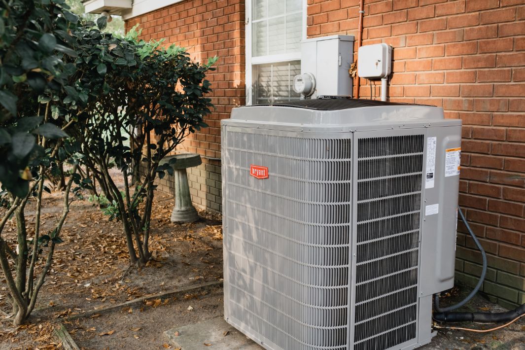 Bryant heating and cooling unit.